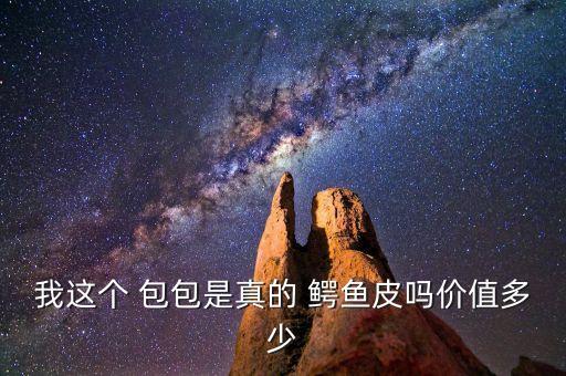 我这个 包包是真的 鳄鱼皮吗价值多少
