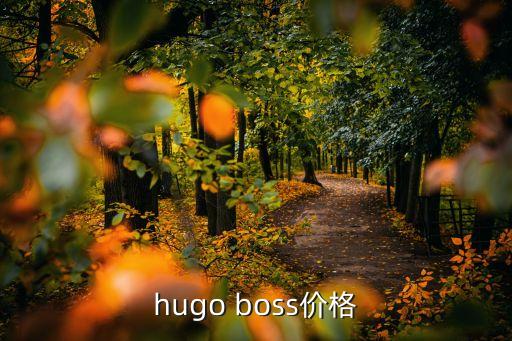 hugo boss价格