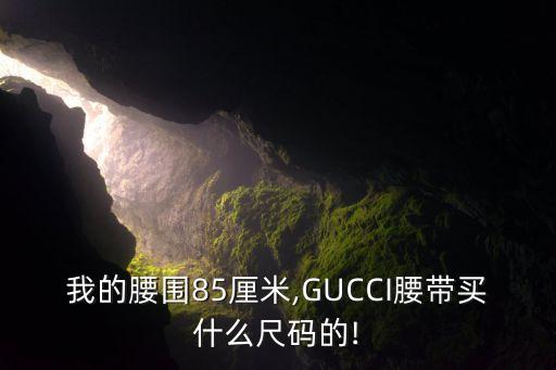 我的腰围85厘米,GUCCI腰带买什么尺码的!