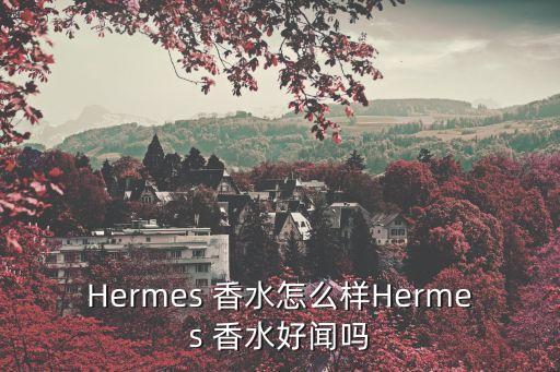 Hermes 香水怎么样Hermes 香水好闻吗