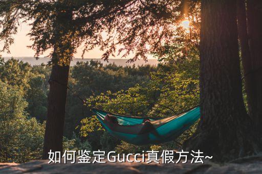 如何鉴定Gucci真假方法~