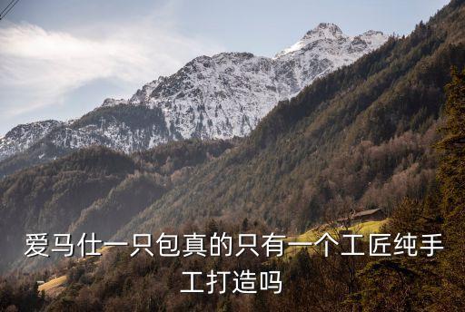  爱马仕一只包真的只有一个工匠纯手工打造吗