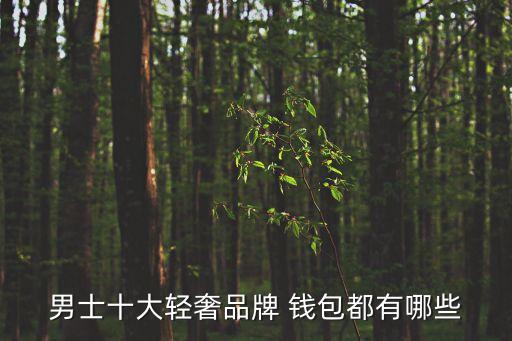 男士十大轻奢品牌 钱包都有哪些