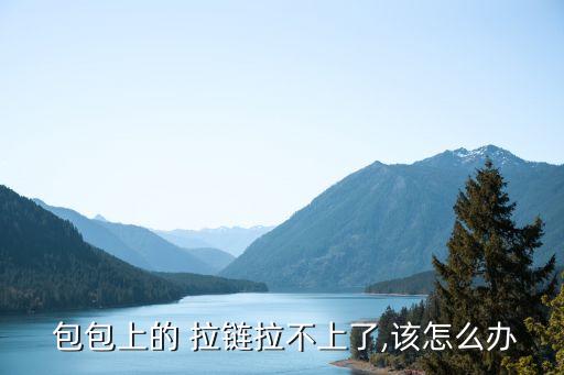  包包上的 拉链拉不上了,该怎么办